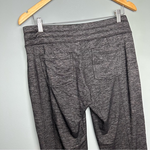 Athleta Quest metro slouch drawstring pull on pants S zip pockets charcoal gray - Picture 5 of 13